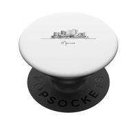 Monaco Francia Skyline Viaggio Souvenir PopSockets PopGrip Adesivo