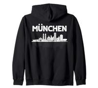 Monaco Skyline Apparel Monaco Baviera turistico Souvenir Felpa con Cappuccio