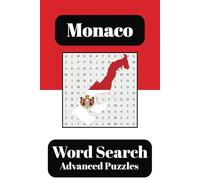 Monaco Word Search Puzzle Book: Word Searches With Easy to Read Print About Monaco, Monte Carlo, Luxury, and More | 6x9 inches, 110 pages | 50+ Puzzles ... Gift for Vacations, Holidays, and Free Times
