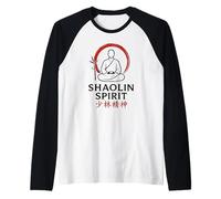Monaco Zen dello Spirito Shaolin Maglia con Maniche Raglan