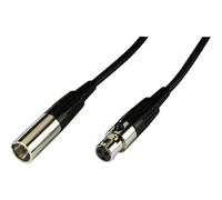 Monacor 65100 XLR Cavo MCM-500/SW [1x Spina Mini XLR - 1x Presa Mini XLR] 5 m