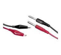 Monacor 70050 CC-313 Cavo di misura 100 cm Rosso, Nero 1 Paio/a