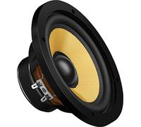 Monacor - Altoparlante Hi-Fi SPH-174KE gamma bassa e midrange, telaio LoudSpeaker dal design classico e con membrana di alta qualità per il montaggio in cassa, colore: nero/beige