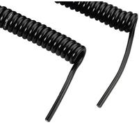 Monacor CCX-6 M Mikrofon-Spiralkabel, Ø 5 MM 5 Adrig-600cm Lungo