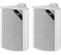 Monacor EUL-30/WS PA - Coppia di Altoparlanti 100v, bianco 15/7.5/4/2/1W (EUL-30/WS)
