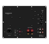 MONACOR SAM-300D, Moduli attivi di Subwoofer, per l’era digitale, nero