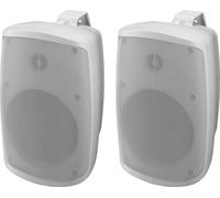 Monacor WALL-05SET/WS Sistema Di Altoparlanti Stereo Attivo A 2 Vie, 2 X 30 W