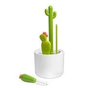 Monaghan per Bottiglie di Cactus, per Cannuccia, Set di Spazzole per Pulizia Multifunzionale, Pulizia Ad Angolo Completo Durevole 24x9,5 cm