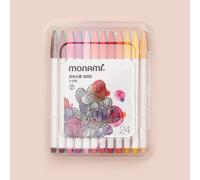 MONAMI Plus Pen 3000 24 colori set disegno a base d'acqua schizzo da colorare