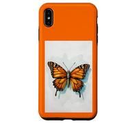 Monarca Farfalla pittura ad acquerello insetto arte insetto natura Custodia per iPhone XS Max