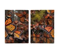 Monarch Butterflies - Custodia per passaporto da viaggio, con scomparti per carte di credito e carta d'imbarco, per documenti d'identità e documenti di famiglia (20 x 13 cm)