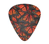 Monarch Butterflies Plettro per chitarra avanzato 12 pezzi Tre spessori per basso, chitarra elettrica, borsa per chitarra acustica