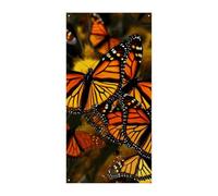 Monarch Butterflies Summer Door Cover Large Hanging Banner Welcome Door Cover Sfondo Banner per porta d'ingresso Party Spring Indoor Outdoor Decor