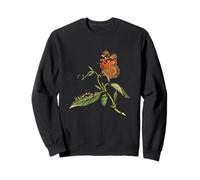 Monarch Butterfly Life Cycle Butterfly Camicia Felpa