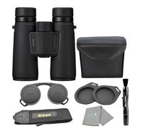 Monarch M5 10x42 (16768) - Binocolo nero con penna per lenti e panno per la pulizia, binocolo compatto ad alta potenza per adulti per caccia, bird watching ed escursionismo, leggero