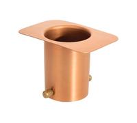 Monarch Rain Chains 20040 Puro Rame Ottone bullone grondaia Adattatore per l'installazione Catena di Pioggia, Standard