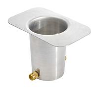 Monarch Rain Chains Adattatore di Alluminio della grondaia di Finitura del Mulino 20041 per l'installazione della Catena della Pioggia, Norma