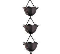 Monarch Rain Chains Loto in Alluminio 18022, Lunghezza 2,5 m, Verniciato a Polvere Nera