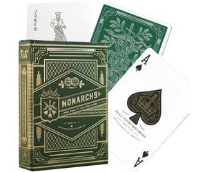 Monarchs Green Mazzi Di Carte Da Gioco THEORY11 Verde Oro