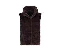 MONARI Gilet in finta pelliccia marrone | 42
