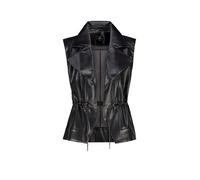 MONARI Gilet in similpelle nero | 34