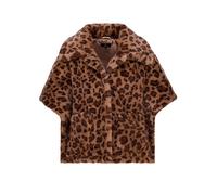 MONARI Mantella - Poncho effetto pelliccia marrone | 42