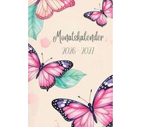 Monatskalender 2026 2027: Terminplaner im praktischen A5 Format. Mit Monatsübersichten, Jahreszielen, Kontakt- & Passwortlisten sowie viel Platz für Notizen. 2-Jahres-Kalender für Klarheit und Fokus.