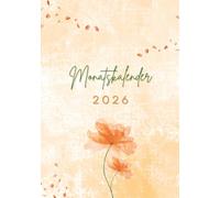 Monatskalender 2026 größer als A5 - Taschenkalender ein Monat auf 2 Seiten - Terminplaner inklusive Notizseiten - Jahresübersicht 2026 & 2027, Ferien ... 2026 - Planer zum Motivieren & Organisieren