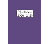 Monatsplaner 2026-2029: DIN A4 | Vier Jahre, von Januar 2026 bis Dezember 2029