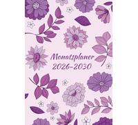 Monatsplaner 2026-2030 A4 - Fünf Jahre Monatsübersicht | Ein Monat auf zwei Seiten | Softcover - geeignet für Alltag und Beruf