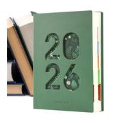 Monatsplaner 2026 | A5 Kalender Organizer Notizbuch | Jahresplaner Mit Index & Aussparungsdesign | Für Schule Studium Büro Arbeit Zuhause Business Zeitmanagement