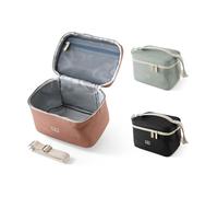 MONBENTO - Borsa da pranzo isotermica Arctic rosa Moka - Piccolo frigorifero portatile per pranzo Box, borraccia e accessori per il pranzo - Borsa da pranzo 5L con tracolla rimovibile - ideale per