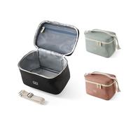 MONBENTO - Borsa termica Arctic nera onice - Piccolo frigorifero portatile per pranzo Box, borraccia e accessori per il pranzo - Borsa da pranzo 5L con tracolla rimovibile - ideale per ufficio/picnic