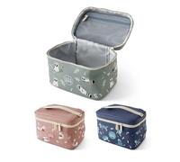 monbento - Borsa Termica Bambini Frosty verde Raccoon - Mini Borsa Frigo 5 L per Trasportare Porta Pranzo, Borraccia, Accessori e Snack - Ideale per Scuola/Picnic - Personalizzabile - Motivo Procione