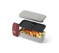 monbento - Porta Pranzo Acciaio Inossidabile Sense rosa Moka - Contenitore Inox con Coperchio Ermetico - Schiscetta Pranzo 700 ml per Forno e Microonde - Ideale per Ufficio/Picnic/Meal Prep