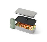 monbento - Porta Pranzo Acciaio Inossidabile Sense verde Natural - Contenitore Inox con Coperchio Ermetico - Schiscetta Pranzo 700 ml per Forno e Microonde - Ideale per Ufficio/Picnic/Meal Prep