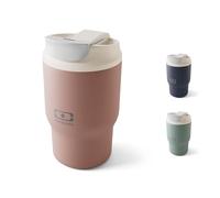 MONBENTO - Tazza Termica da Viaggio Travel Mug S rosa Moka - Bicchiere Termico con Cannuccia 360 ml - Mantiene Bevande Calde/Fredde - Tumbler con Tappo a Doppia Apertura - Perfetto per Caffè, Tè