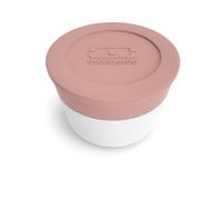 monbento - Vaso per salsa da portare tempio L rosa Moka - Piccolo barattolo per salsa in plastica con coperchio ermetico - Scatola per salsa da 75 ml - Compatibile con il pranzo Box Rosa