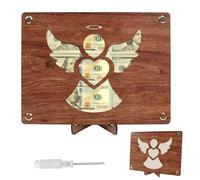 MONCAP Angelo in legno regalo per battesimo, angelo in legno, regalo per cresima, angelo in legno, comunione, bomboniera, regalo per battesimi, ragazze, ragazzi e bambini