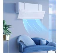 MONCAP Deflettore per Condizionatore Universale Regolabile di Calore e d'Aria - Anti Diretto Blowing Antidritto Uscita Aria