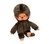 Monchhichi Bandai Peluche Originale - Peluche Scimmietta Iconica degli Anni '80 - Morbidissima peluche 20 cm per bambini, adulti - Giocattolo per Bambini dai 2 anni in su - 84637