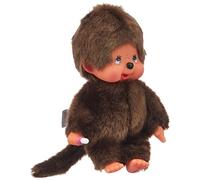 Monchhichi Bandai Peluche Originale - Peluche Scimmietta Iconica degli Anni '80 - Morbidissima peluche 20 cm per bambini, adulti - Giocattolo per Bambini dai 2 anni in su - 84637