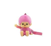 MONCHHICHI-Figurine lumineuse MONCHHICHI Rose avec Dragonne-8cm-Rose