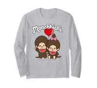 Monchhichi Valentine's Day Cute Little Fluffy Twins Maglia a Manica