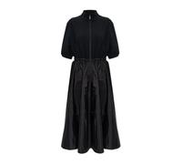 Moncler - Abito Misto Tessuto - - Dresses - Donna - Nero - M