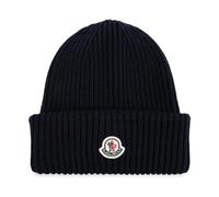 Moncler - Berretto a coste - - Accessories - Donna - Blu - ONE SIZE