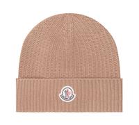 Moncler - Berretto a coste - - Accessories - Uomo - Beige - ONE SIZE