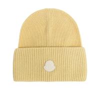 Moncler - Berretto in Lana e Cashmere - - Accessories - Donna - Giallo - ONE SIZE