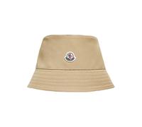 Moncler - Bucket Hat con Dettaglio Logo - - Accessories - Donna - Marrone - M