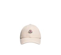 Moncler - Cappellino da baseball in cotone con logo - - Accessories - Donna - Bianco - ONE SIZE